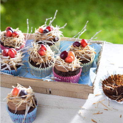 beetroot-chocolate-cupcake-nests